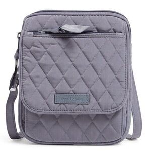 NWOT Vera Bradley Quilted Crossbody Bag in Lavender Gray